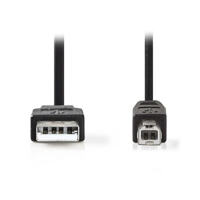 Καλώδιο NEDIS CCGB60100BK20 USB 2.0 A αρσενικό - B αρσενικό σε συσκευασία blister 2m