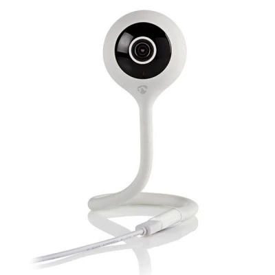 WiFi Smart IP camera NEDIS Full HD 1080p λευκό χρώμα με αισθητήρα θερμοκρασίας & υγρασίας