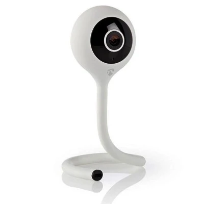 WiFi Smart IP camera NEDIS Full HD 1080p λευκό χρώμα με αισθητήρα θερμοκρασίας & υγρασίας