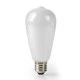 Wi-Fi έξυπνη λάμπα LED E27 ST64 5W 2700k θερμό λευκό φως 500lm για ρύθμιση μέσω smartphone Wi-Fi έξυπνη λάμπα LED E27 ST64 5W 2700k θερμό λευκό φως 500lm για ρύθμιση μέσω smartphone