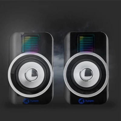 Στερεοφωνικά ηχεία gaming RGB 2.0 10W ιδανικά για laptop - H/Y & άλλες συσκευές αναπαραγωγής ήχου