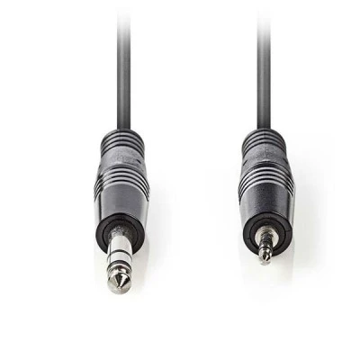 Kαλώδιο ήχου 6.35mm αρσενικό - 3.5 mm αρσενικό 3.0m Kαλώδιο ήχου 6.35mm αρσενικό - 3.5 mm αρσενικό 3.0m