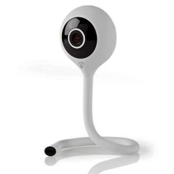 WiFi Smart IP camera NEDIS Full HD 1080p λευκό χρώμα με αισθητήρα θερμοκρασίας & υγρασίας