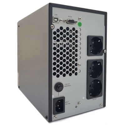 UPS On Line POWERTECH 1000VA/700WATT με έξοδο καθαρού ημιτόνου συμβατό και με γεννήτριες