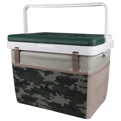 Φορητό ψυγείο KALE TERMOS CAMO FABRIC 20L με υφασμάτινη επένδυση καμουφλάζ και 2 ποτηροθήκες Φορητό ψυγείο KALE TERMOS CAMO FABRIC 20L με υφασμάτινη επένδυση καμουφλάζ και 2 ποτηροθήκες