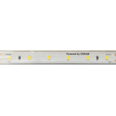 Ταινία led 5m SMD 12W/m 24V DC θερμό φως 3000k 1250lm/m 12mm στεγανή IP66