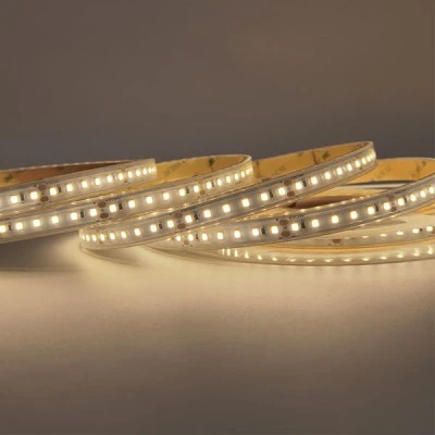 Ταινία led 5m SMD 16W/m 24V DC θερμό φως 34000k 1680lm/m IP66 κατάλληλη για εξωτερικούς χώρους