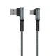 Καλώδιο ENERGIZER C710CKBK USB 2.0 A αρσενικό σε USB type-C 2m γωνία 90°