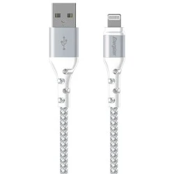 Καλώδιο ENERGIZER C520LKWH USB 2.0 A αρσενικό σε Lightning μήκους 2m σε λευκό χρώμα
