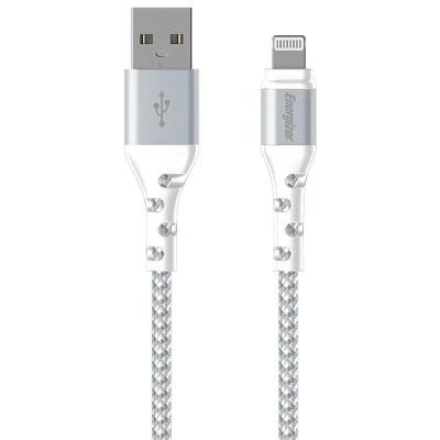 Καλώδιο ENERGIZER C520LKWH USB 2.0 A αρσενικό σε Lightning μήκους 2m σε λευκό χρώμα