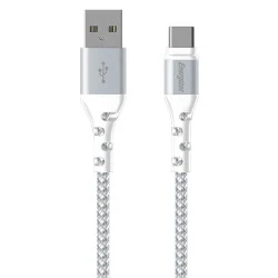 Καλώδιο ENERGIZER C520CKWH USB 2.0 A αρσενικό σε USB type-C 2m σε λευκό χρώμα