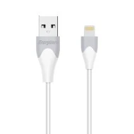Καλώδιο ENERGIZER C610LGWH USB 2.0 A αρσενικό σε Lightning μήκους 1.2m σε λευκό/γκρι χρώμα