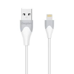 Καλώδιο ENERGIZER C610LGWH USB 2.0 A αρσενικό σε Lightning μήκους 1.2m σε λευκό/γκρι χρώμα