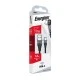 Καλώδιο ENERGIZER C610CGBK USB 2.0 A σε USB type-C 1.2m σε μαύρο/γκρι χρώμα