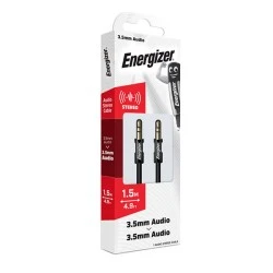 Καλώδιο ήχου ENERGIZER C130JIBK 3,5mm αρσ. Stereo - 3,5mm αρσ. Stereo μήκους 1.5m