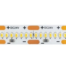 Ταινία led 5m SMD 22W/m 24V DC θερμό φως 3000k 1940lm/m 10mm μη στεγανή IP20 για εσωτερικούς χώρους