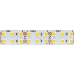 Ταινία led 5m SMD 40W/m 24V DC θερμό φως 3000k 4120lm/m 15mm μη στεγανό IP20