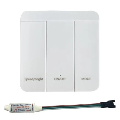 Τηλεχειριστήριο & Controller 24V Single Color για Digital LED Ταινίες 10m