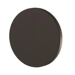 Φωτιστικό απλίκα LED στρόγγυλη 10W Φ150x50 3000k θερμό λευκό φως IP54 μαύρο χρώμα