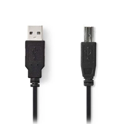 Καλώδιο NEDIS CCGB60100BK20 USB 2.0 A αρσενικό - B αρσενικό σε συσκευασία blister 2m