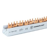 Γέφυρα πίνακα με μήκος 1000mm BUSBAR 63A τριφασική διχαλωτή