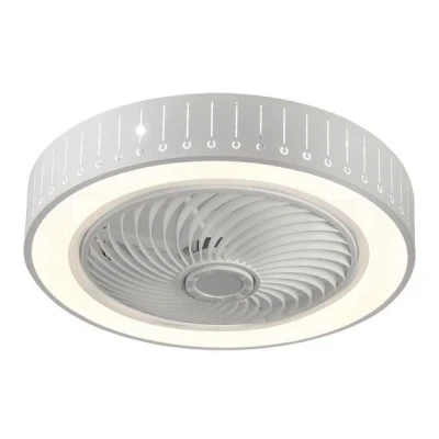 Ανεμιστήρας οροφής “STEFY” λευκός 12″ 35W Φ50 με 3 χρονοδιακόπτη και 3 επιλογές φωτισμού