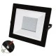 Προβολέας LED-SMD slim 100W 230V με φωτοκύταρο 4000Κ ενδιάμεσο φως IP65 9500lm σε μαύρο χρώμα Προβολέας LED-SMD slim 100W 230V με φωτοκύταρο 4000Κ ενδιάμεσο φως IP65 9500lm σε μαύρο χρώμα