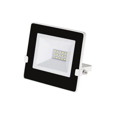 Προβολέας LED slim SMD 10W 230V 4000k ενδιάμεσο φως με φωτοκύτταρο ημέρας-νύχτας 1050lm IP65