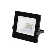 Προβολέας LED-SMD slim 10W 230V με φωτοκύτταρο 4000Κ ενδιάμεσο φως IP65 σε μαύρο χρώμα