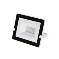 Προβολέας LED slim SMD 20W 230V 4000k ενδιάμεσο φως με φωτοκύτταρο ημέρας-νύχτας 1800lm IP65