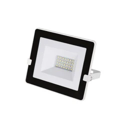 Προβολέας LED slim SMD 20W 230V 4000k ενδιάμεσο φως με φωτοκύτταρο ημέρας-νύχτας 1800lm IP65