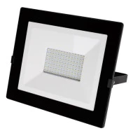 Προβολέας LED-SMD slim 70W 230V με φωτοκύταρο 4000Κ ενδιάμεσο φως IP65 7000lm μαύρο χρώμα