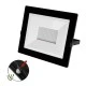 Προβολέας LED-SMD slim 70W 230V με φωτοκύταρο 4000Κ ενδιάμεσο φως IP65 7000lm μαύρο χρώμα Προβολέας LED-SMD slim 70W 230V με φωτοκύταρο 4000Κ ενδιάμεσο φως IP65 7000lm μαύρο χρώμα