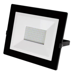 Προβολέας LED-SMD slim 70W 230V με φωτοκύταρο 4000Κ ενδιάμεσο φως IP65 7000lm μαύρο χρώμα