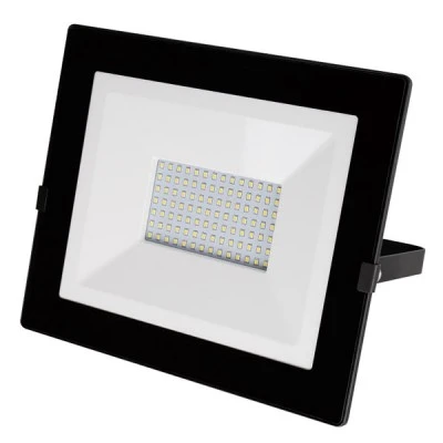 Προβολέας LED-SMD slim 70W 230V με φωτοκύταρο 4000Κ ενδιάμεσο φως IP65 7000lm μαύρο χρώμα Προβολέας LED-SMD slim 70W 230V με φωτοκύταρο 4000Κ ενδιάμεσο φως IP65 7000lm μαύρο χρώμα