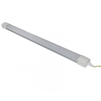 Led φωτιστικό πάγκου κουζίνας 60cm 18W 230VAC 3000k θερμό φως ασημί βάση 1400Lumen χωρίς διακοπτάκι
