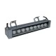 Μπάρα - προβολέας LED επιμήκης γκρι 30cm 10W 230V μπλε φως 10° με 9LED 1200lm στεγανός IP65