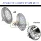 Φωτιστικό ψευδοροφής κινητό για λάμπα AR111 3x50W τριπλό αλουμινίου ασημί χρώμα