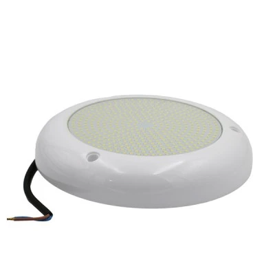 Λάμπα led PAR56 πισίνας λεπτή ρητίνης 30W 12V 3000K θερμό λευκό φως 2400lm αδιάβροχη IP68