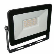 Προβολέας με led smd eco 30W 230V πορτοκαλί φως αλουμινίου μαύρος στεγανός IP65 σε μαύρο χρώμα