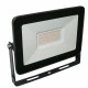 Προβολέας με led smd eco 30W 230V πορτοκαλί φως αλουμινίου μαύρος στεγανός IP65 σε μαύρο χρώμα