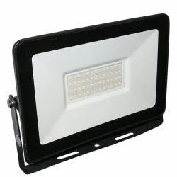 Προβολέας με led smd 50W 230V μαύρος eco πορτοκαλί φως αλουμινίου στεγανός IP65