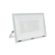 Προβολεάς LED SMD 100W 230V 3000K θερμό λευκό φως IP65 λευκό χρώμα 