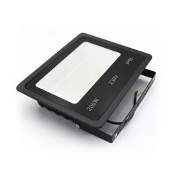 Προβολέας Led SMD 230V 200W με ψυχρό φως 18000lm 120° μαύρο σώμα αλουμινίου IP65