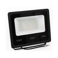Προβολέας Led SMD 230V 100W με ψυχρό φως 9000lm 120° μαύρο σώμα αλουμινίου IP65