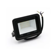 Προβολέας Led SMD 230V 20W με θερμό  φως 1800lm 120° μαύρο σώμα αλουμινίου IP65