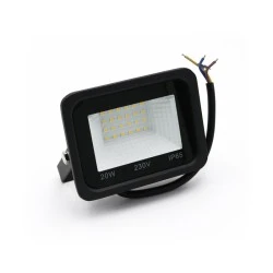 Προβολέας Led SMD 230V 20W με θερμό  φως 1800lm 120° μαύρο σώμα αλουμινίου IP65