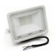 Προβολέας Led SMD 230V 10W με θερμό λευκό φως 900lm 120° λευκό σώμα αλουμινίου IP65
