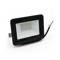 Προβολέας Led SMD 230V 30W με λευκό φως 2700lm 120° μαύρο σώμα αλουμινίου IP65