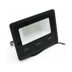 Προβολέας Led SMD 230V 50W με θερμό φως 4600lm 120° λευκό σώμα αλουμινίου IP65